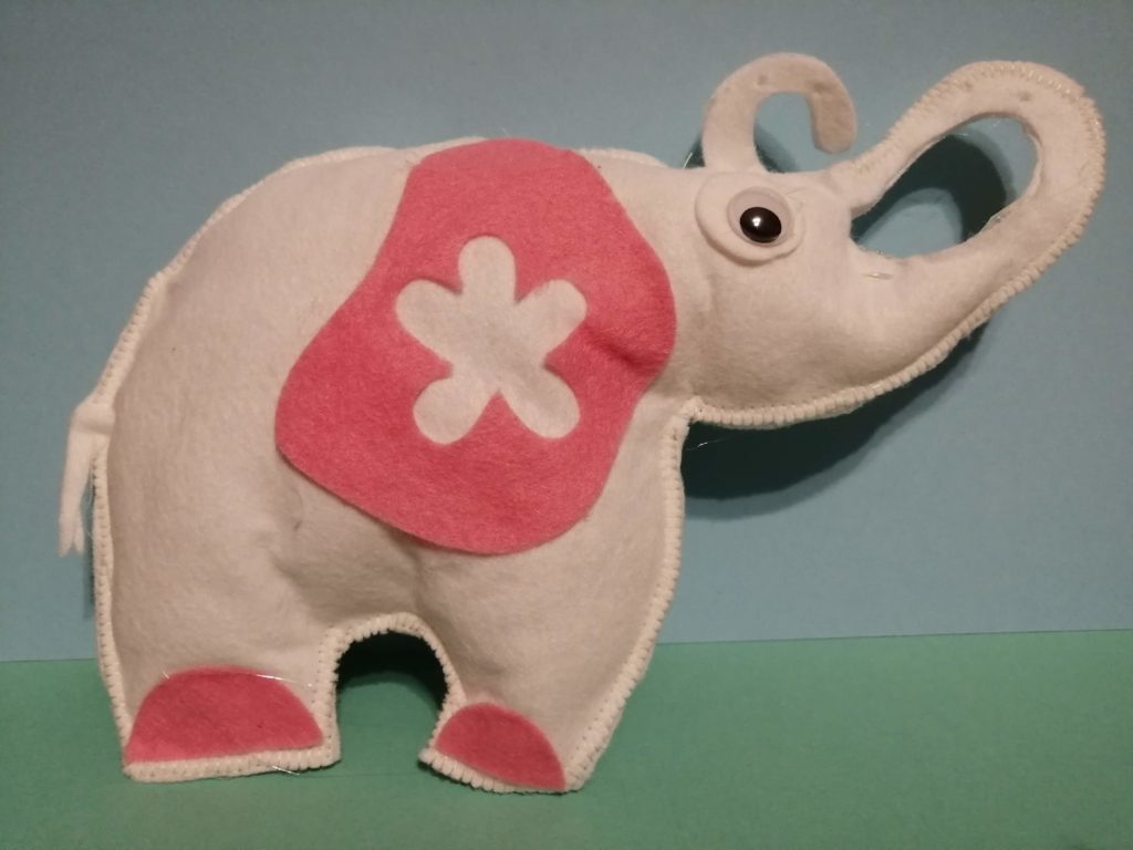 Elefante in feltro Cricut Maker