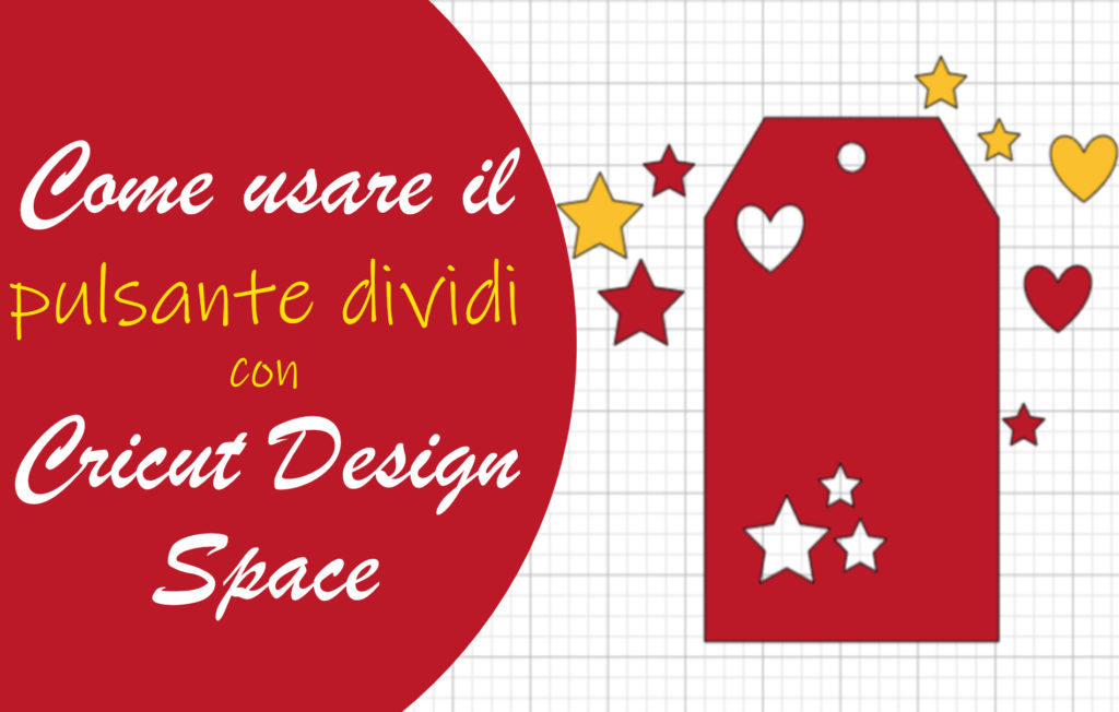 Pulsante Dividi Cricut Design Space