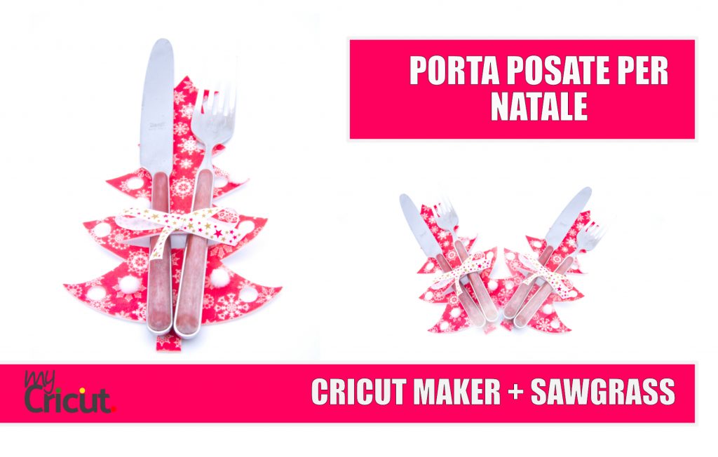 PORTA POSATE FELTRO CRICUT