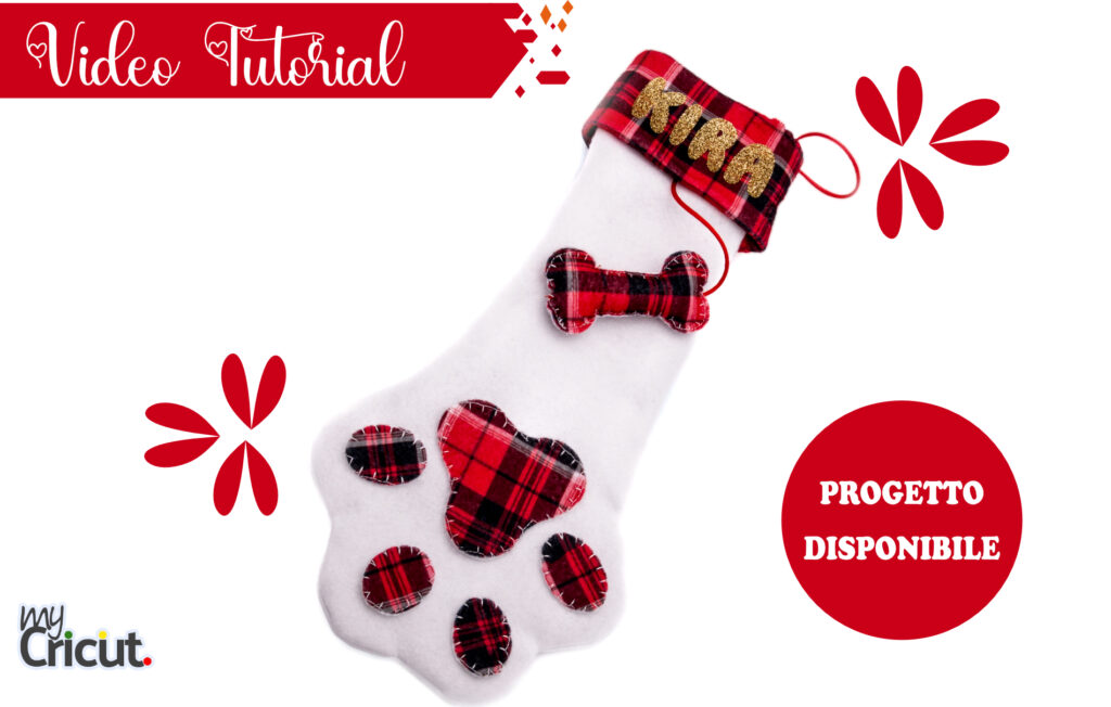 calza natale cucito creativo tutorial