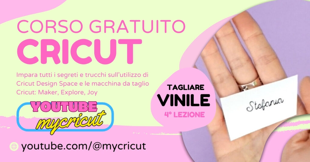 Come tagliare le scritte piccole con il vinile e Cricut Maker